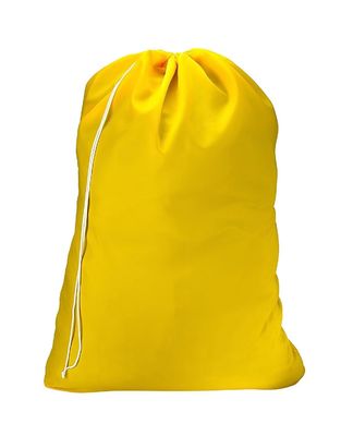 Bolsa de lavandería de nylon con cuerda de dibujo de color personalizada para lavado de trabajo pesado con estilo de moda
