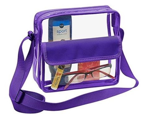 Logotipo personalizado Claros Rojo DST Estadio Bolso de Mensajero Crossbody con Correa de Bordado Tejido