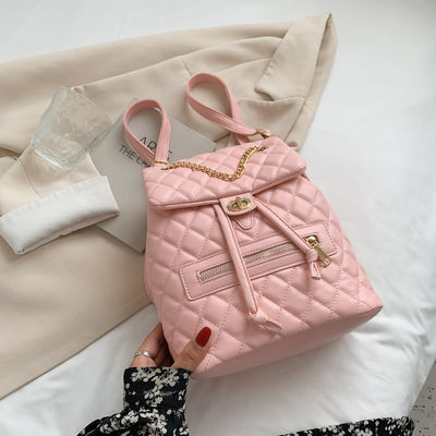 Mujeres de cierre con cremallera Mochila pequeña para lujosas mochilas adolescentes niñas