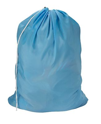 Bolsa de lavandería de nylon de poliéster con cuerda de dibujo de color personalizada para almacenamiento en el hogar y a granel
