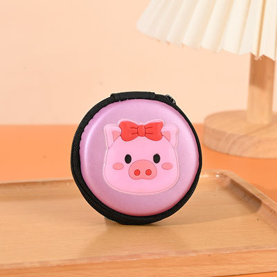Tipo de patrón otros Moneda redonda 2d 3d Líneas usb auriculares Pvc Eva organizador bolsas