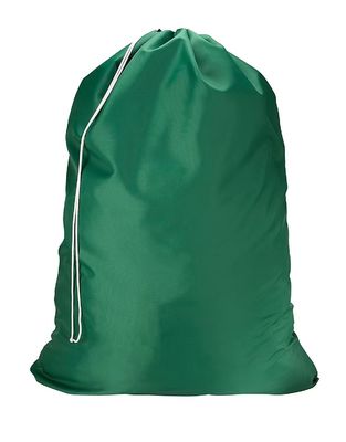 Bolsa de lavandería de nylon de poliéster con cuerda de dibujo de color personalizada para almacenamiento en el hogar y a granel