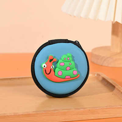 Tipo de patrón otros Moneda redonda 2d 3d Líneas usb auriculares Pvc Eva organizador bolsas