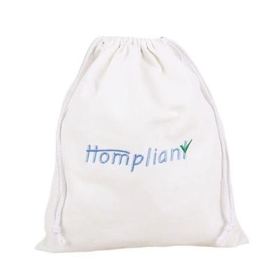 Bolso de cordón de algodón Twill ecológico para embalaje de regalo de joyas de color personalizado