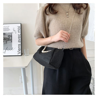 Bolso pequeño Bling Diamond Crossbody con patrón de leopardo y el último estilo de moda