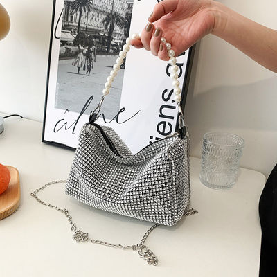 Bolso pequeño Bling Diamond Crossbody con patrón de leopardo y el último estilo de moda