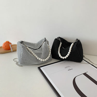 Bolso pequeño Bling Diamond Crossbody con patrón de leopardo y el último estilo de moda