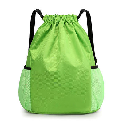 Mochila de montar a prueba de agua con compartimiento para zapatos y cierre con cuerda de tira