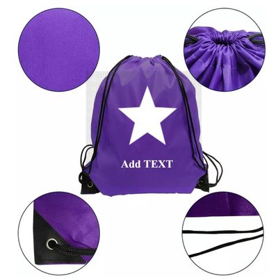 Bolsas de algodón de color personalizado para deportes y actividades al aire libre
