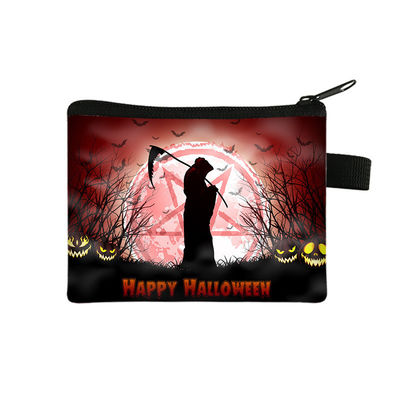 2024 Halloween Cartoon Purse Cartera portátil para niños pequeña con diseño impreso