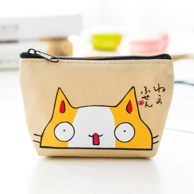 Ruiding Cute Coreano Maquillaje de algodón rosa Bolsa cosmética con logotipo de cremallera Logotipo personalizado