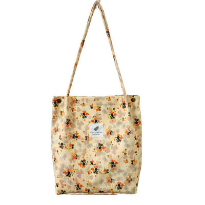 Bolso de corduroy de cierre abierto Perfecto para las necesidades de oficina, escuela, compras y viajes de las mujeres.