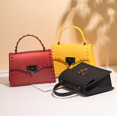 Bolso de jalea de lujo de 2022 Bolso de hombro de PVC de última moda con cierre de cremallera
