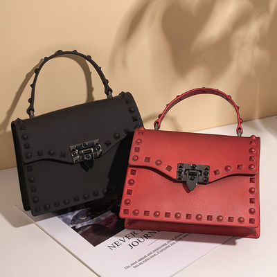 Bolso de jalea de lujo de 2022 Bolso de hombro de PVC de última moda con cierre de cremallera
