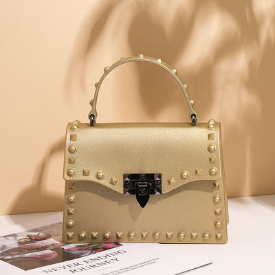 Bolso de jalea de lujo de 2022 Bolso de hombro de PVC de última moda con cierre de cremallera