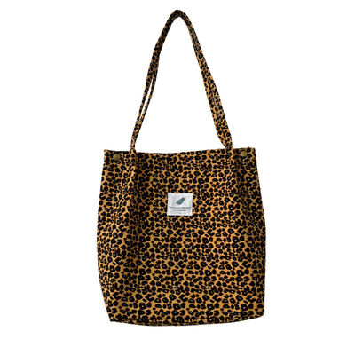 Bolso de corduroy de cierre abierto Perfecto para las necesidades de oficina, escuela, compras y viajes de las mujeres.
