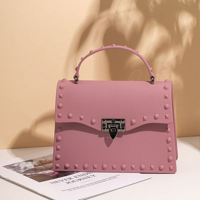 Bolso de jalea de lujo de 2022 Bolso de hombro de PVC de última moda con cierre de cremallera
