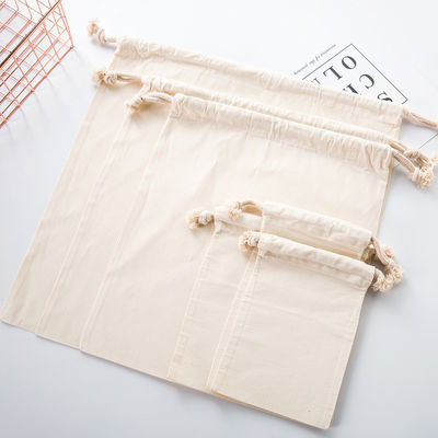 Saco de polvo de algodón natural con tela impermeable para el embalaje de carritos de bolsas escolares