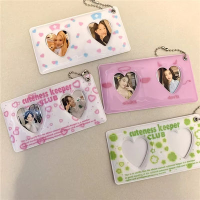 Diseño personalizado Cute Korea Fashion Pc Holder Capa de tarjeta de PVC Capa de foto OEM/ODM Aceptado