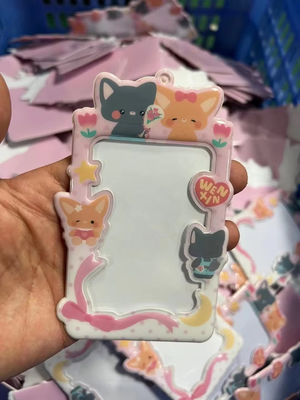 Diseño personalizado Cute Korea Fashion Pc Holder Capa de tarjeta de PVC Capa de foto OEM/ODM Aceptado