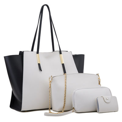 Logotipo personalizado de moda bolsa simple para madres bolsa portátil de tres piezas para moda