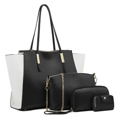 Logotipo personalizado de moda bolsa simple para madres bolsa portátil de tres piezas para moda