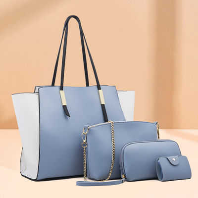 Logotipo personalizado de moda bolsa simple para madres bolsa portátil de tres piezas para moda