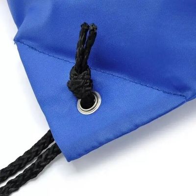 Cerradura de cuerdas de poliéster de nylon patrón geométrico mochila de tira de cuerdas para gimnasio y viajes