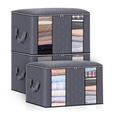 Logotipo personalizado aceptado bajo ropa de cama Cajas de almacenamiento Personalizar su solución de almacenamiento