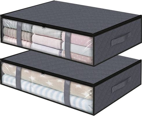 Logotipo personalizado aceptado bajo ropa de cama Cajas de almacenamiento Personalizar su solución de almacenamiento
