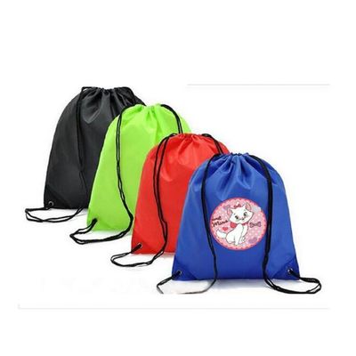 Bolso de cuerda de tira personalizado para la vida escolar diaria Material poliéster multifuncional