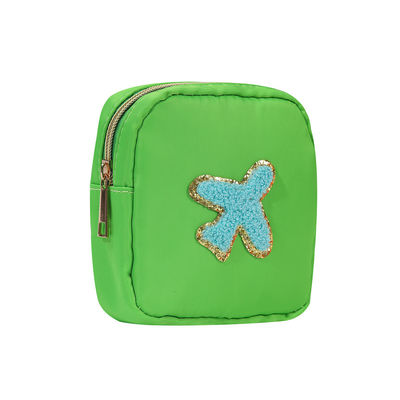 24 Colores Zipper Waterproof Toiletry Bag Bolsas de maquillaje grandes para viajar en bolso de nylon