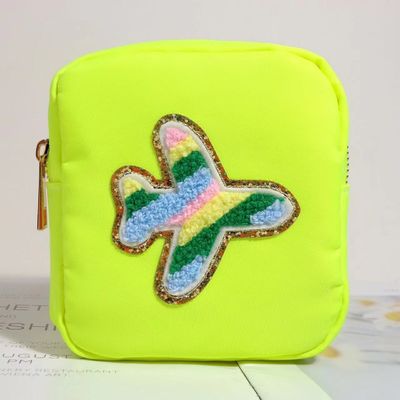 24 Colores Zipper Waterproof Toiletry Bag Bolsas de maquillaje grandes para viajar en bolso de nylon