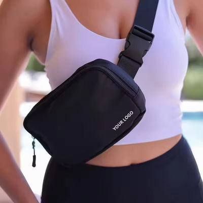 Deportes al aire libre Entrenamiento Corriendo Pecho Perro Butt Bag para Mujeres Personalizado Cuerpo Cruzado de Nylon