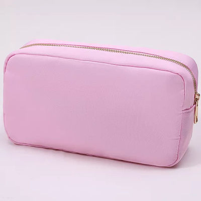 24 Colores Zipper Waterproof Toiletry Bag Bolsas de maquillaje grandes para viajar en bolso de nylon