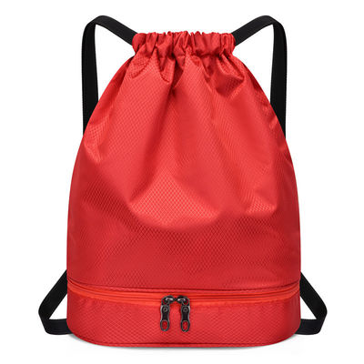 Acceptable OEM/ODM Mochila de cuerda de tira impermeable para mujeres hombres Sport Beach Gym Bag