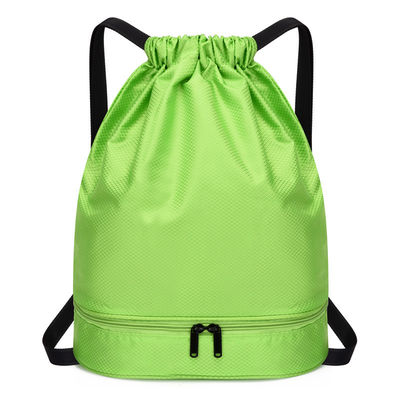 Acceptable OEM/ODM Mochila de cuerda de tira impermeable para mujeres hombres Sport Beach Gym Bag