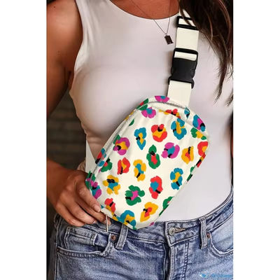 Deportes al aire libre Entrenamiento Corriendo Pecho Perro Butt Bag para Mujeres Personalizado Cuerpo Cruzado de Nylon