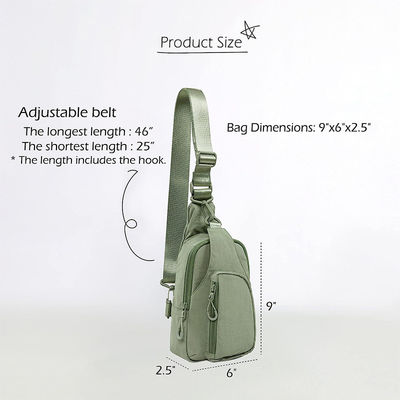 Pequeño Mini Viaje Deportivo impermeable de nylon hombro Crossbody bolso de eslingas para hombres almohada