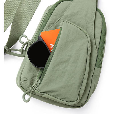 Pequeño Mini Viaje Deportivo impermeable de nylon hombro Crossbody bolso de eslingas para hombres almohada
