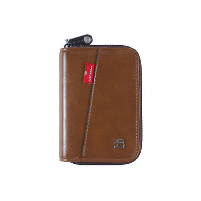 Cartera de cuero para hombres con monedas carteras de dinero titulares de tarjetas de crédito y llaveros diseñador