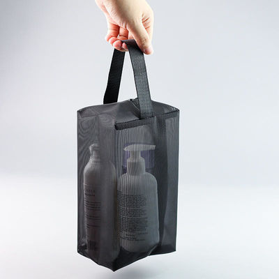 Bolso de ropa de baño transparente de malla para viajes de negocios Bolso portátil de lavado de ducha cosmético