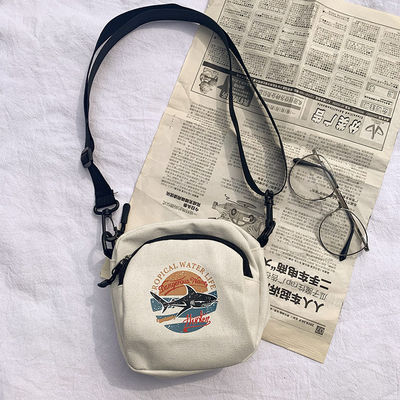 Bolsa de mensajería de lienzo de moda para la vida diaria de banda larga y OEM / ODM aceptable
