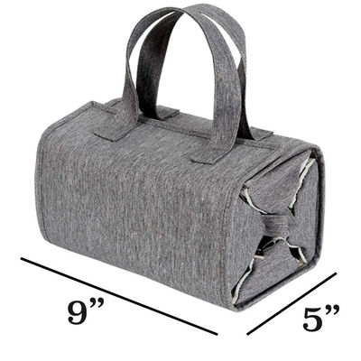 Bolsa de maquillaje con cierre de cremallera colgante para mujeres