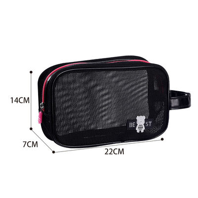 Bolsa de playa de malla de poliéster para viajes de negocios y vacaciones El accesorio de viaje perfecto
