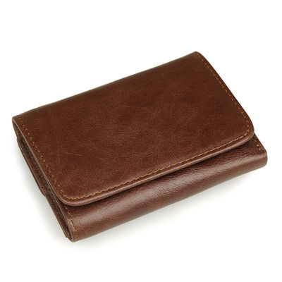 Cartera masculina de cuero PU 2024 personalizada con conveniencia de almacenamiento y revestimiento de poliéster