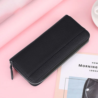 Lo más nuevo de moda 2024 moda coreana portador de tarjetas de embrague mujer cartera mujer de cuero Pu lujo carteras largas
