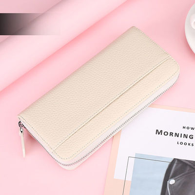 Lo más nuevo de moda 2024 moda coreana portador de tarjetas de embrague mujer cartera mujer de cuero Pu lujo carteras largas