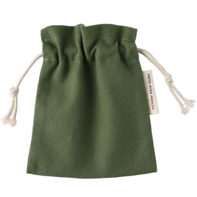 Bolso de algodón natural, ecológico, duradero, de cuerda de tracción, de color personalizado y algodón orgánico