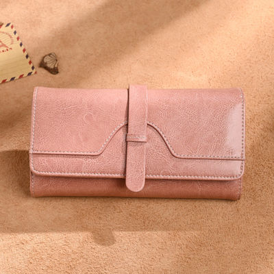 Cartera larga portátil de cuero de PU para hombres Smart Power Bank Cartera de monedas bolso para mujeres